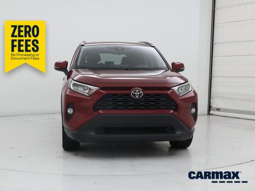 Burgundy 2021 Toyota RAV4 XLE Premium