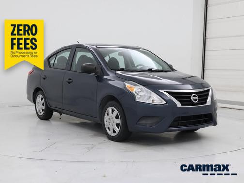 Blue 2015 Nissan Versa S Plus