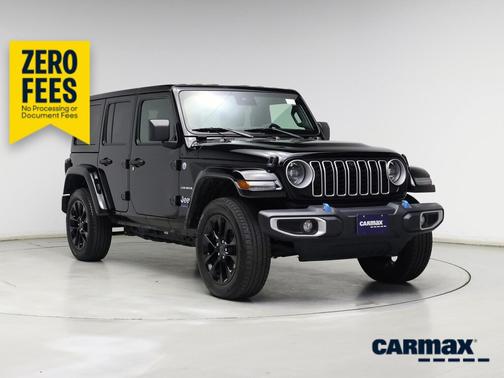 Black 2024 Jeep Wrangler 4xe Sahara