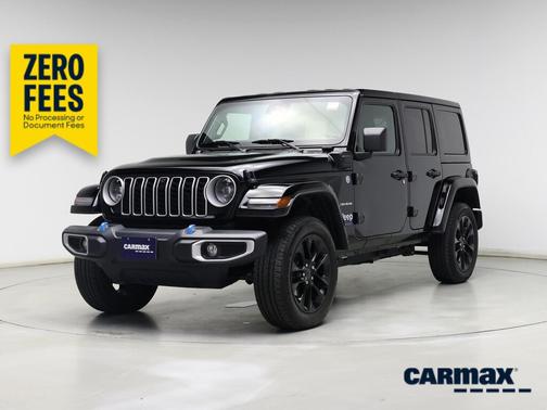 Black 2024 Jeep Wrangler 4xe Sahara