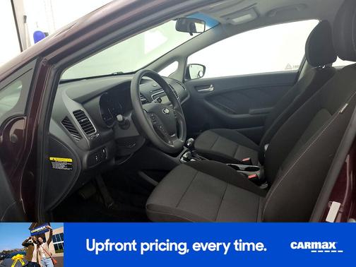 Burgundy 2017 Kia Forte LX