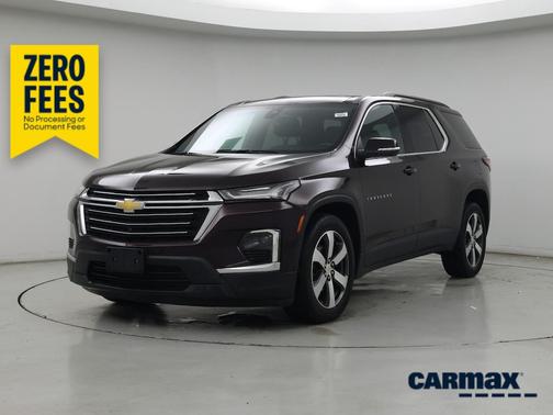 Burgundy 2023 Chevrolet Traverse LT Leather