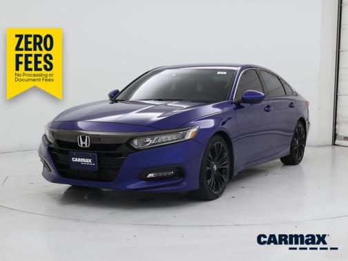 Blue 2018 Honda Accord Sport