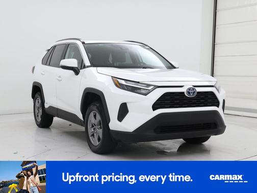 White 2023 Toyota RAV4 Hybrid XLE