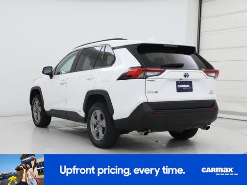 White 2023 Toyota RAV4 Hybrid XLE