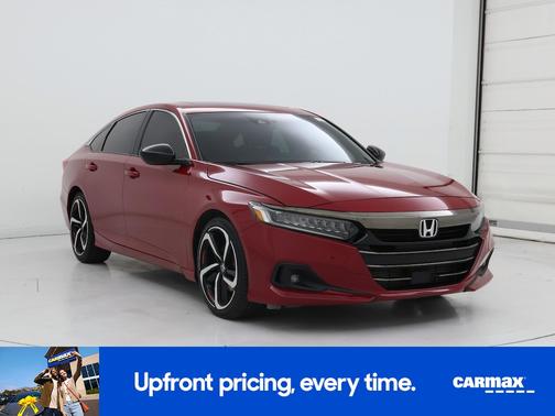 Red 2021 Honda Accord Sport