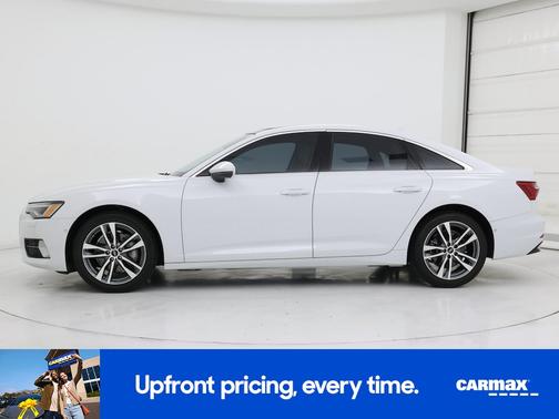 White 2021 Audi A6 Premium Plus