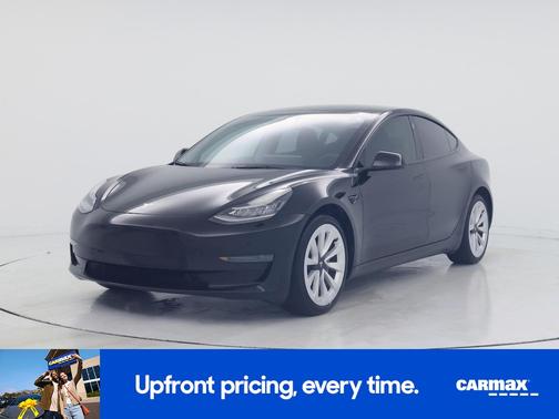 Black 2022 Tesla Model 3