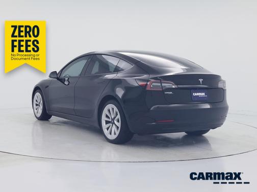 Black 2022 Tesla Model 3