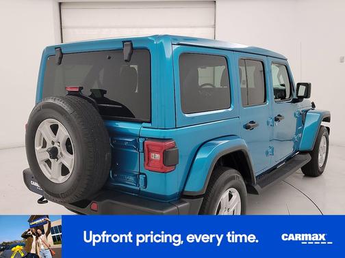 Blue 2020 Jeep Wrangler Unlimited Sahara