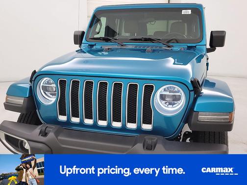 Blue 2020 Jeep Wrangler Unlimited Sahara
