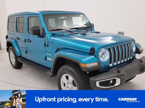 Blue 2020 Jeep Wrangler Unlimited Sahara