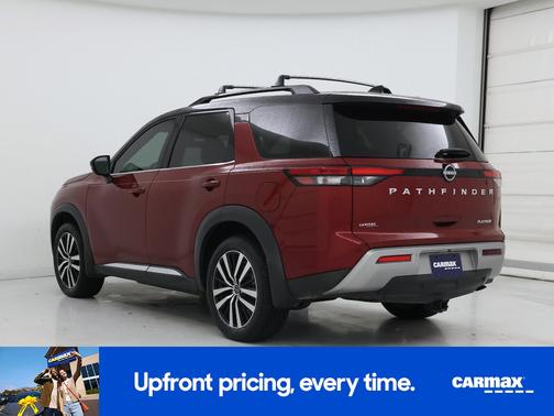Red 2023 Nissan Pathfinder Platinum
