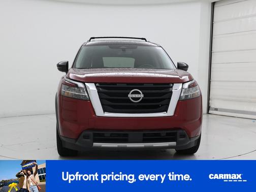 Red 2023 Nissan Pathfinder Platinum