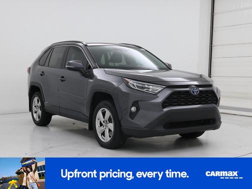 Gray 2021 Toyota RAV4 Hybrid LE