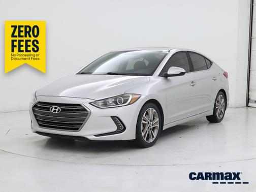 Gray 2017 Hyundai ELANTRA Limited