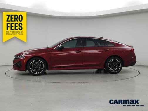 Red 2021 Kia K5 GT-Line