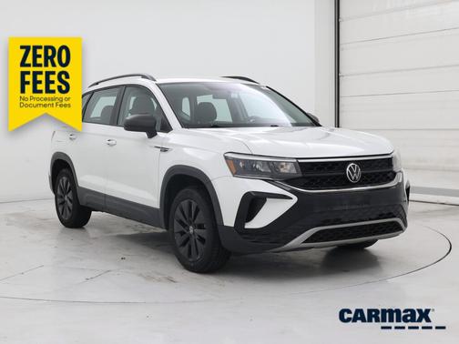 White 2022 Volkswagen Taos S