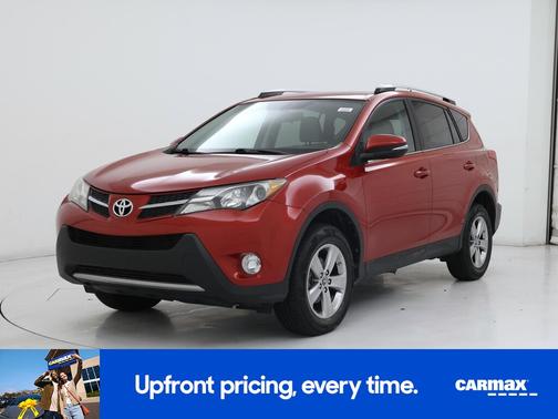Red 2015 Toyota RAV4 XLE