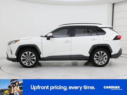 White 2019 Toyota RAV4 XLE Premium