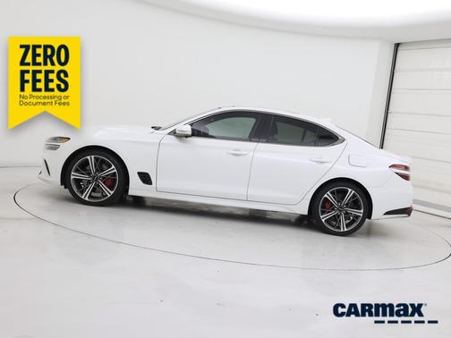 White 2024 Genesis G70 Sport Advanced