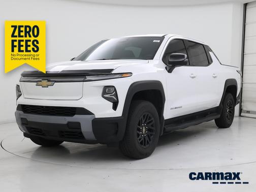 White 2025 Chevrolet Silverado EV Extended Range LT