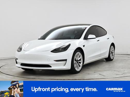 White 2021 Tesla Model 3 Standard Range Plus