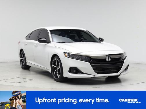 White 2022 Honda Accord Sport
