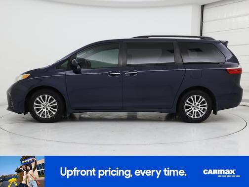 Blue 2020 Toyota Sienna XLE