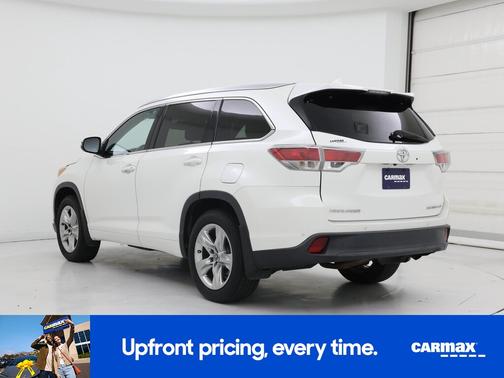 White 2016 Toyota Highlander Limited Platinum