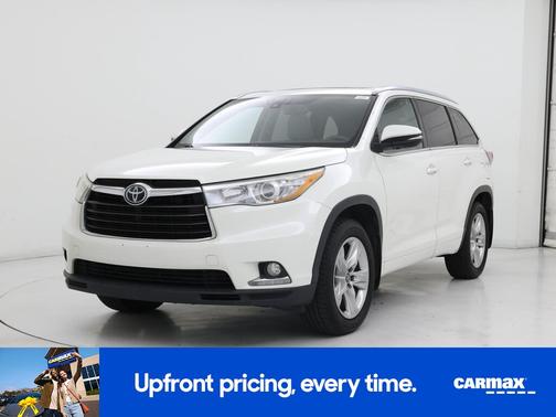 White 2016 Toyota Highlander Limited Platinum