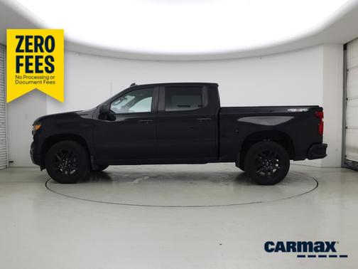 Black 2023 Chevrolet Silverado 1500 Custom