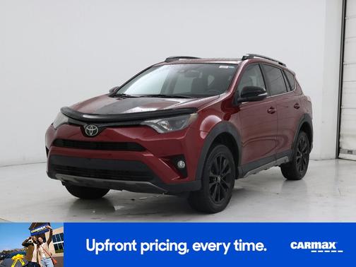 Red 2018 Toyota RAV4 Adventure