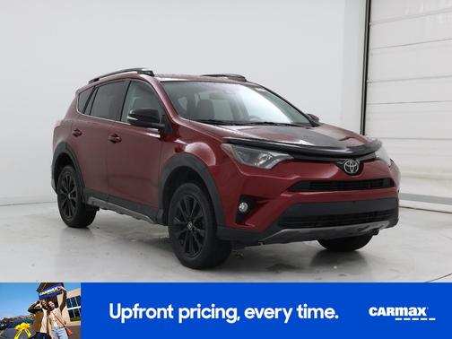 Red 2018 Toyota RAV4 Adventure