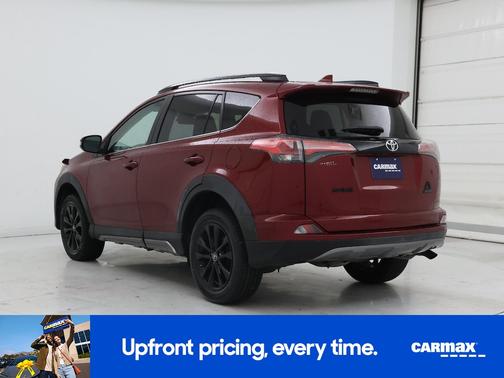 Red 2018 Toyota RAV4 Adventure