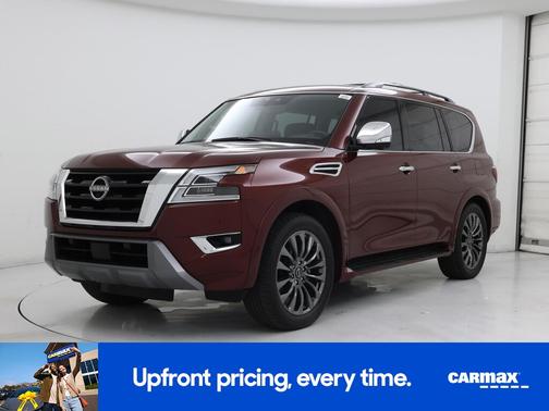 Red 2023 Nissan Armada Platinum