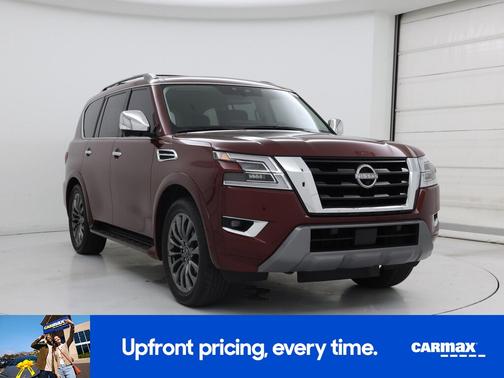 Red 2023 Nissan Armada Platinum