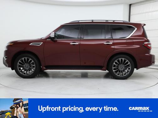 Red 2023 Nissan Armada Platinum