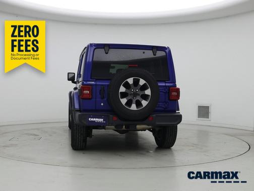 Blue 2018 Jeep Wrangler Unlimited Sahara