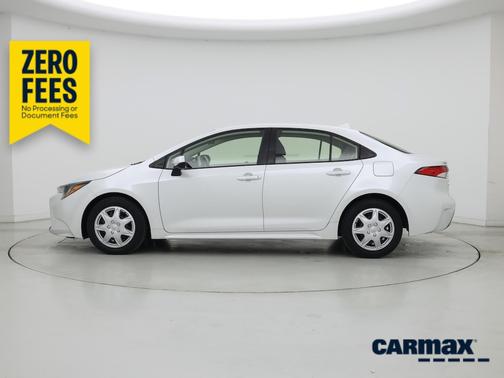 White 2022 Toyota Corolla LE