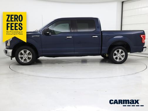 Blue 2016 Ford F-150 XLT