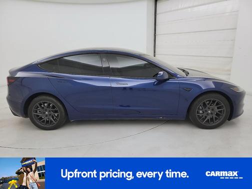 Blue 2025 Tesla Model 3 Long Range