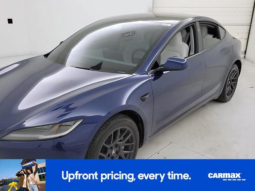 Blue 2025 Tesla Model 3 Long Range