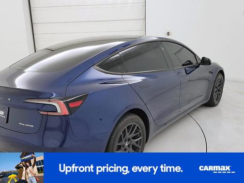 Blue 2025 Tesla Model 3 Long Range