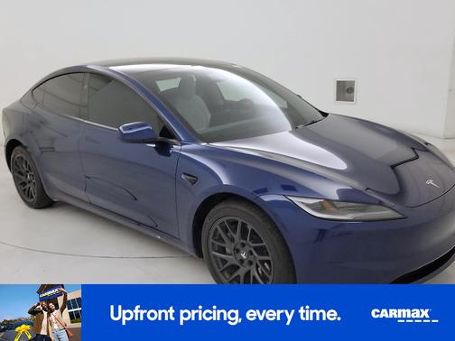 Blue 2025 Tesla Model 3 Long Range