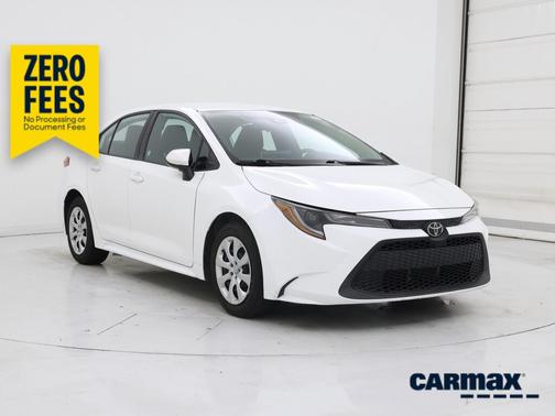 White 2021 Toyota Corolla LE