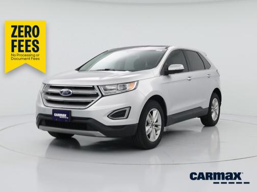 Silver 2017 Ford Edge SEL