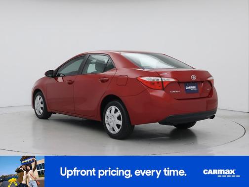 Red 2016 Toyota Corolla LE