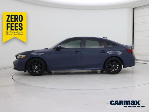 Blue 2025 Honda Civic Sport