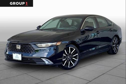 Crystal Black Pearl 2024 Honda Accord Hybrid Touring